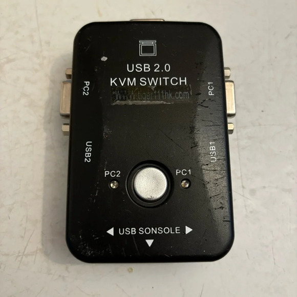 KVM Switch USB 2.0 Model MT-201UK 2 port console with  1.5 metre cable - Picture 2 of 13